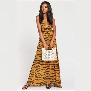 Show Me Your MuMu Ellory Maxi Dress in Great Tiger size Medium